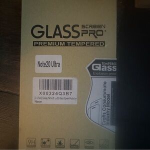 Galaxy Note 20 Ultra glass screen protector s pack of 2 NIB